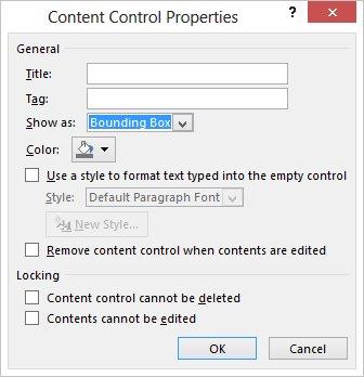 word for mac content control